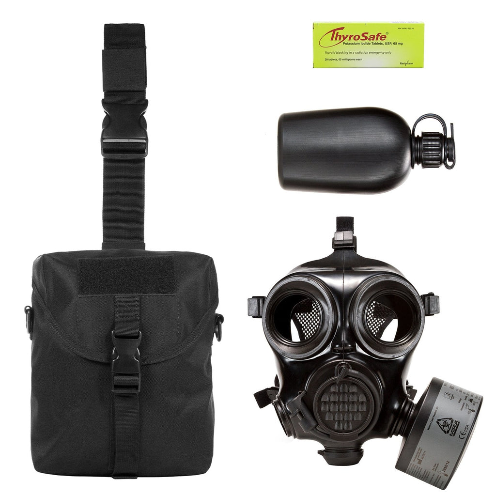 Military Gas Mask & Nuclear Attack Survival Kit 