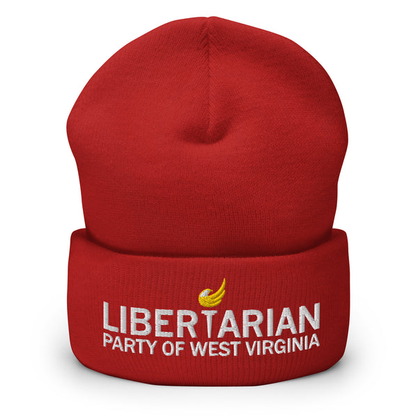 Libertarian Party of West Virginia Cuffed Beanie