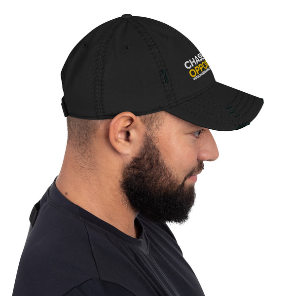 Chase-ing Opportunity Distressed Dad Hat