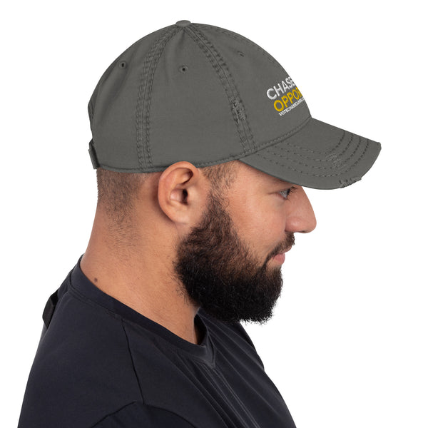 Chase-ing Opportunity Distressed Dad Hat