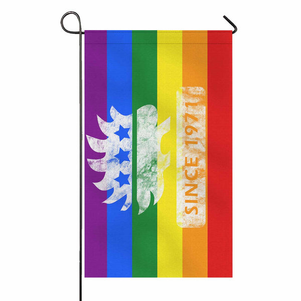 Libertarian Porcupine since 1971 LGBTQ Double Sided Flag 36" x 60"