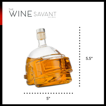 PUBG Helmet Decanter The Wine Savant - Swat Team Helmet Whiskey Decanter 750ml