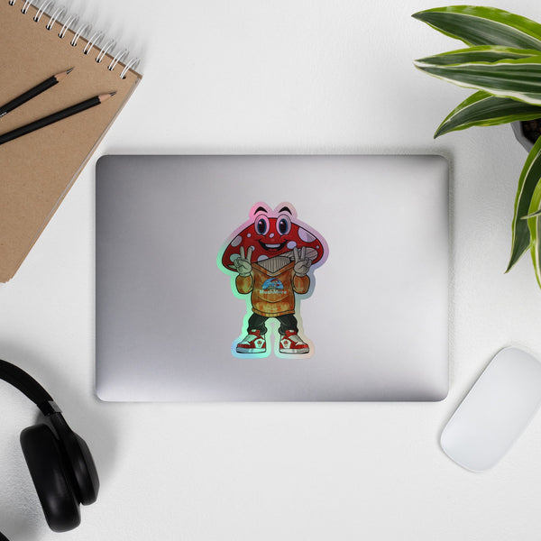 Mushmore Melvin Holographic stickers