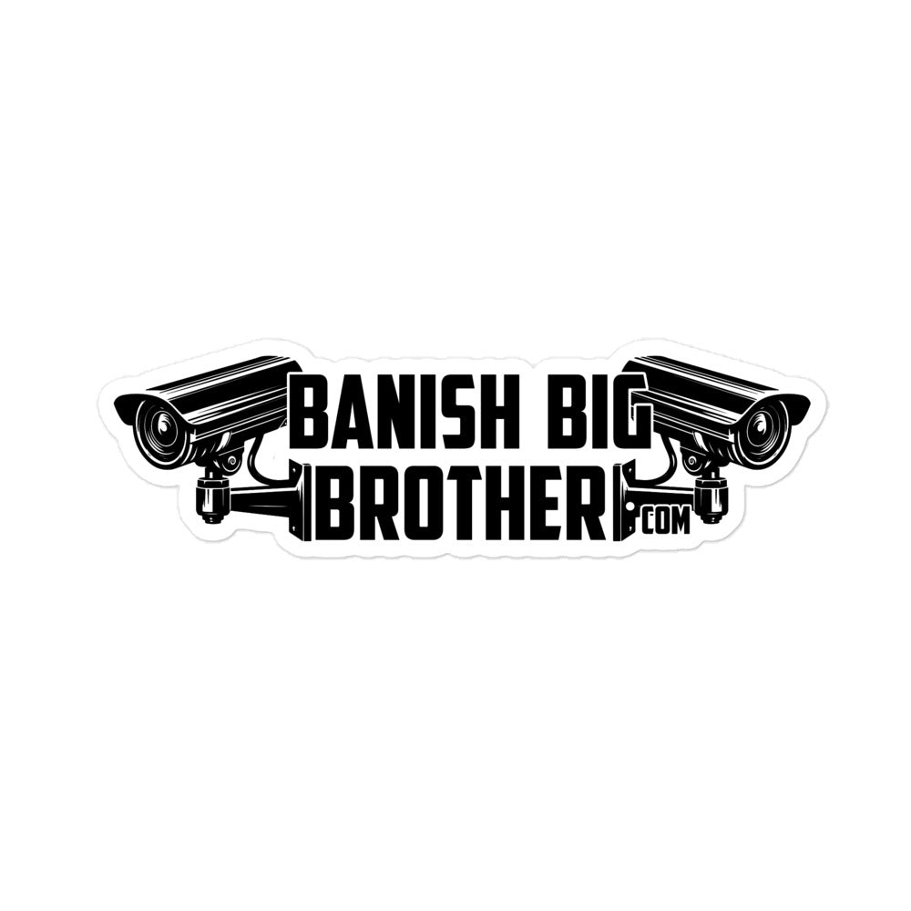 Banish Big Brother Sticker