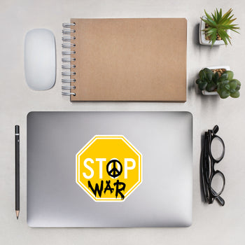 Stop War - Arizona Libertarian Party Bubble-free stickers - Proud Libertarian - Libertarian Party of Arizona