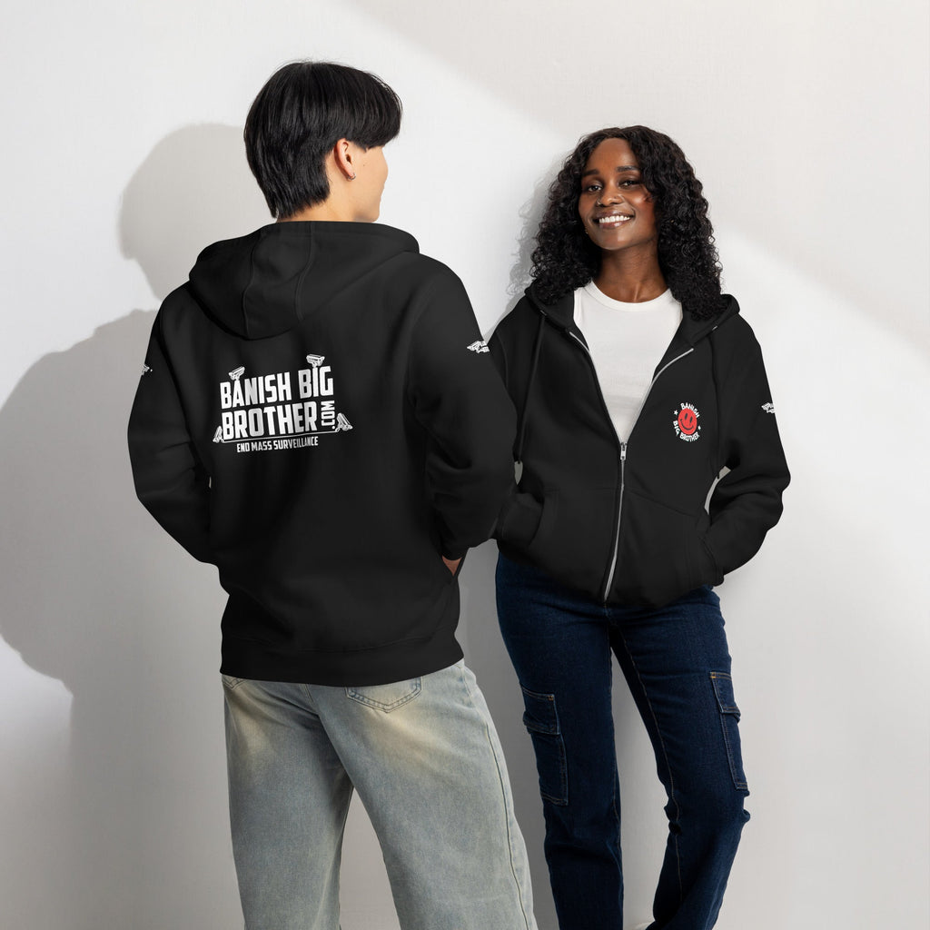 Banish Big Brother Deluxe Zip-Up Hoodie (Dark)
