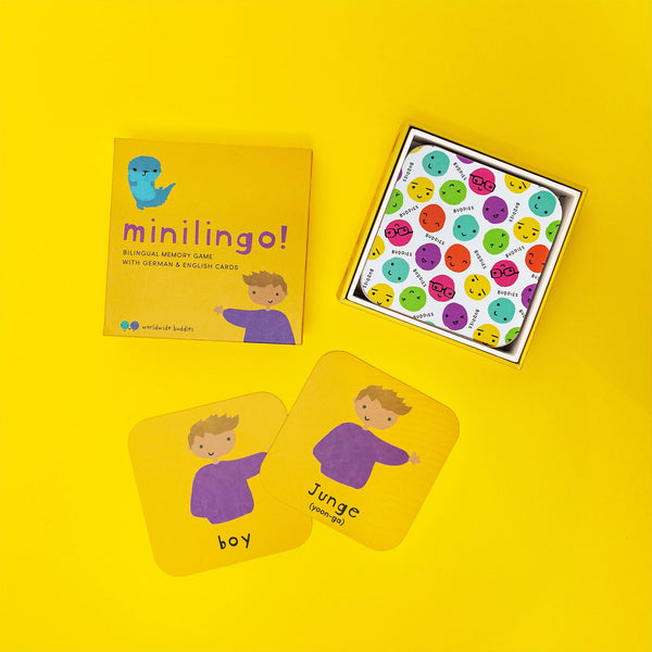 Minilingo, English/German Flashcards by Worldwide Buddies