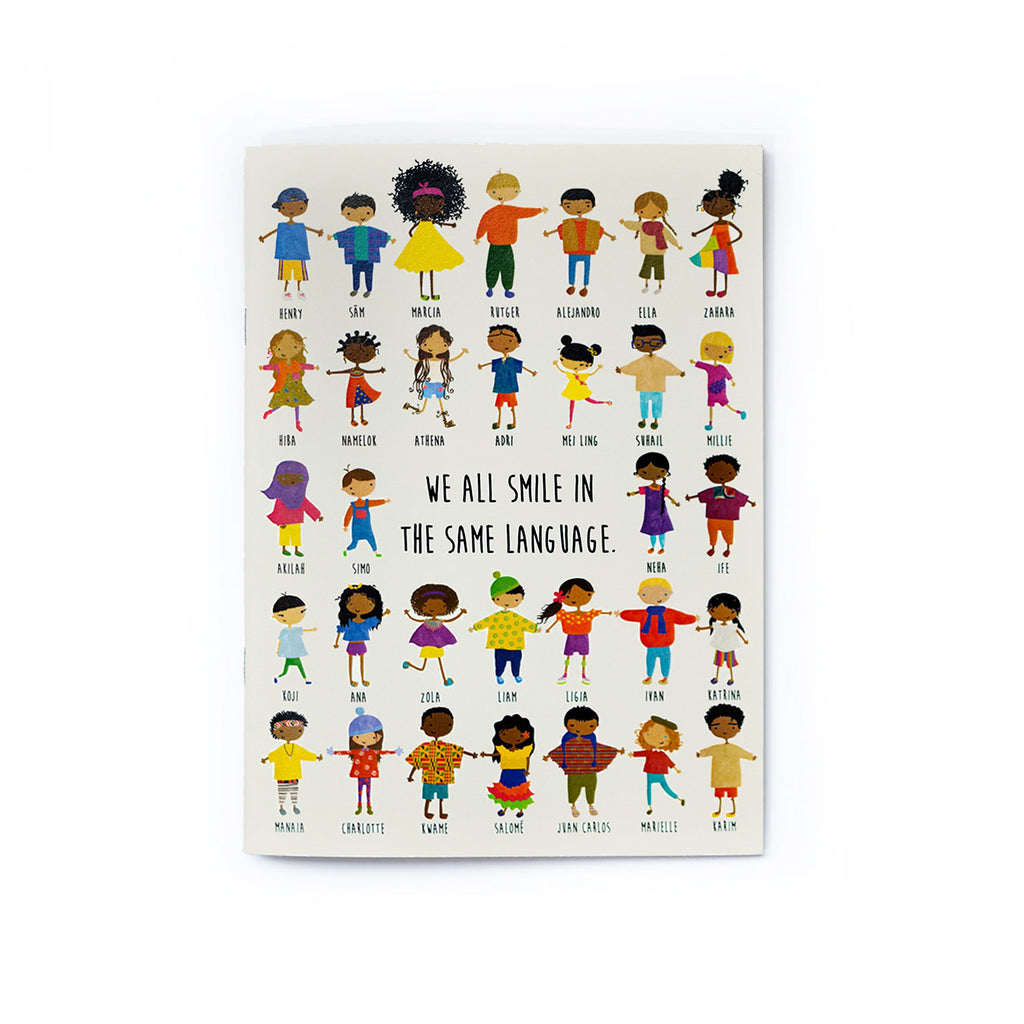 Smiles Notebook by Worldwide Buddies