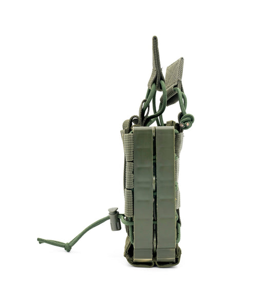 Rapid Access Double AR .223/5.56 & 7.62 Open Top Molle Mag Pouch -