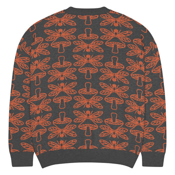 Mushmore Dragonfly Relaxed fit knitted crew neck sweater