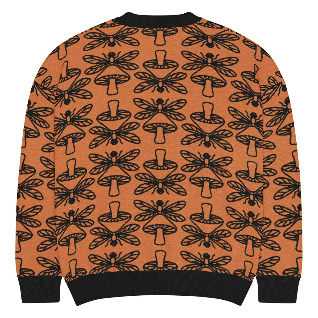Mushmore Dragonfly Relaxed fit knitted crew neck sweater