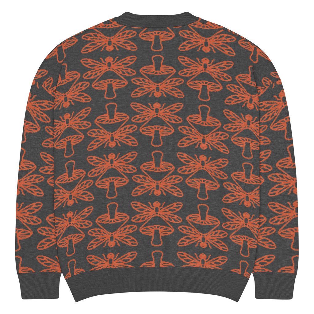 Mushmore Dragonfly Relaxed fit knitted crew neck sweater