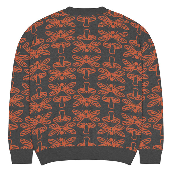 Mushmore Dragonfly Relaxed fit knitted crew neck sweater