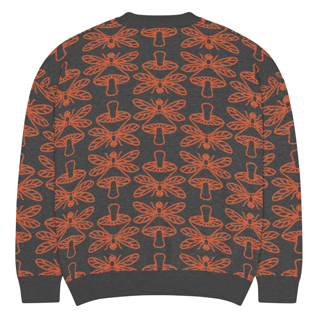 Mushmore Dragonfly Relaxed fit knitted crew neck sweater