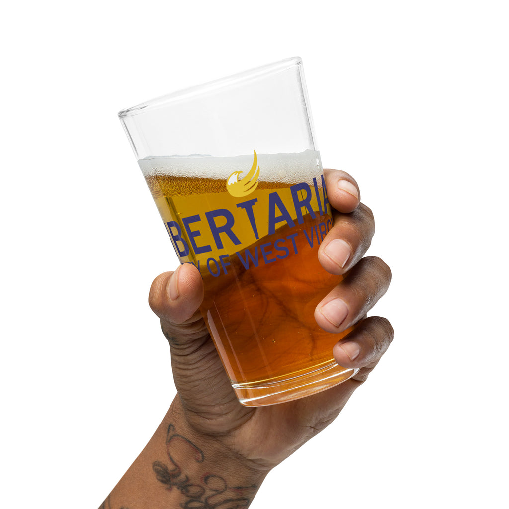 Libertarian Party of West VIrginia Shaker pint glass