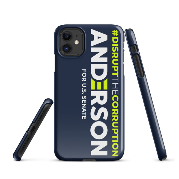 Disrupt the Corruption Phil Anderson For Senate Snap case for iPhone®