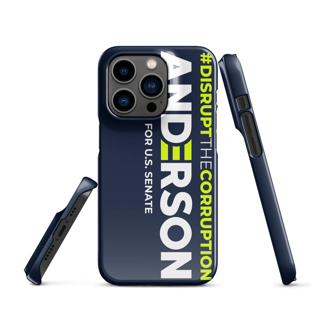 Disrupt the Corruption Phil Anderson For Senate Snap case for iPhone®