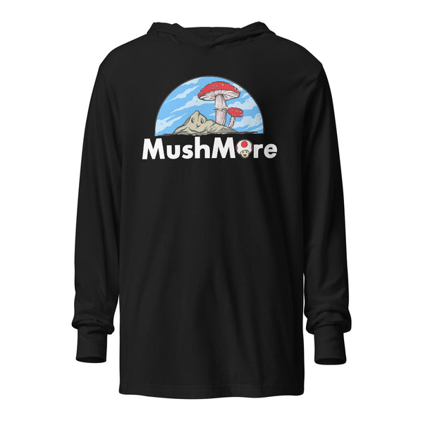 Mushmore Hooded long-sleeve tee