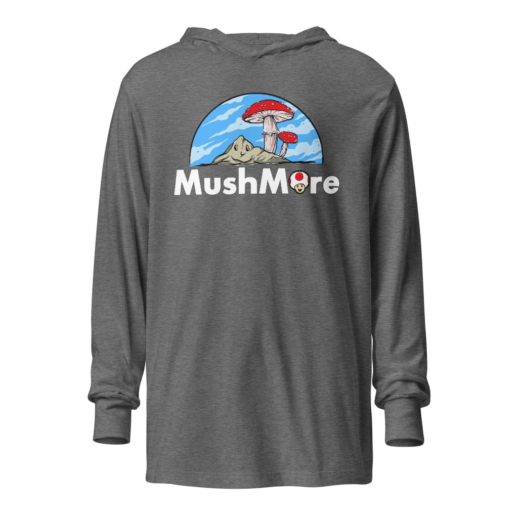 Mushmore Hooded long-sleeve tee