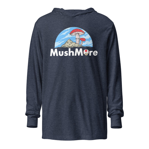 Mushmore Hooded long-sleeve tee