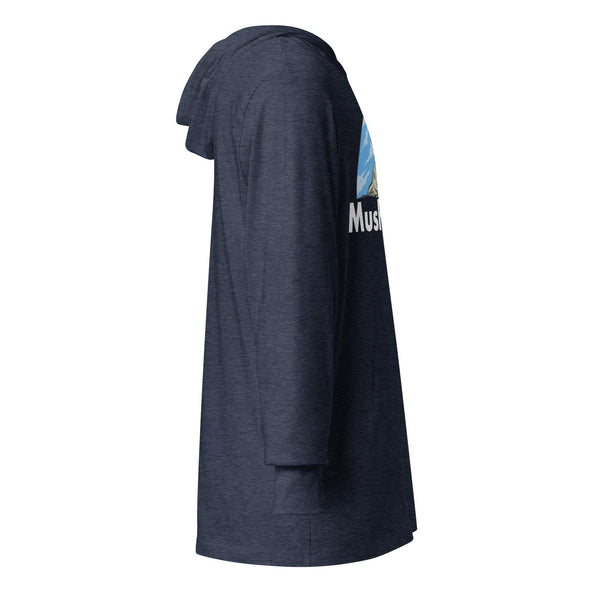 Mushmore Hooded long-sleeve tee