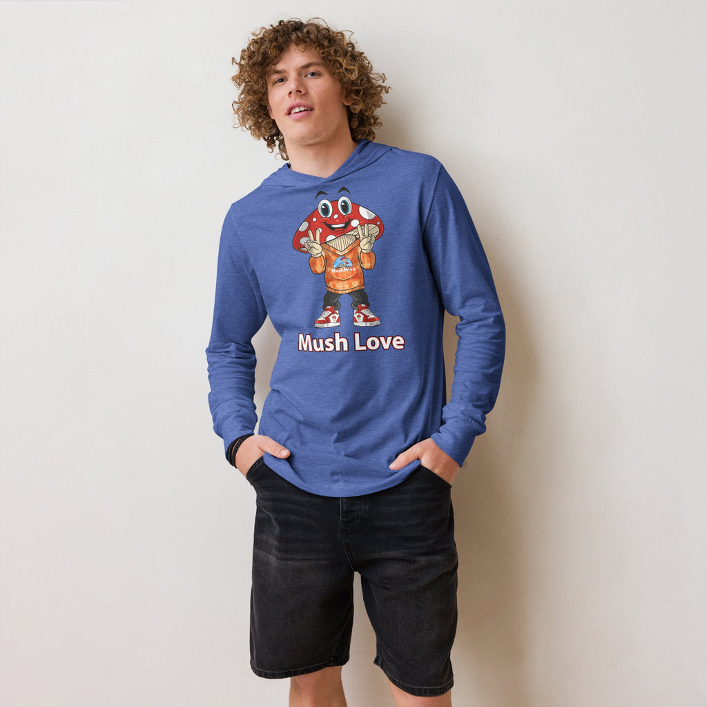 Mushmore Melvin Mush Love Hooded long-sleeve tee