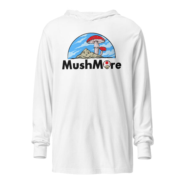 Mushmore Hooded long-sleeve tee