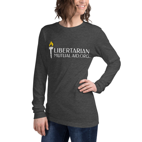 Libertarian Mutual Aid - We are not from the Government Long Sleeve Tee