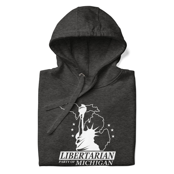 Libertarian Party of Michigan Unisex Hoodie - Proud Libertarian - Libertarian Party of Michigan