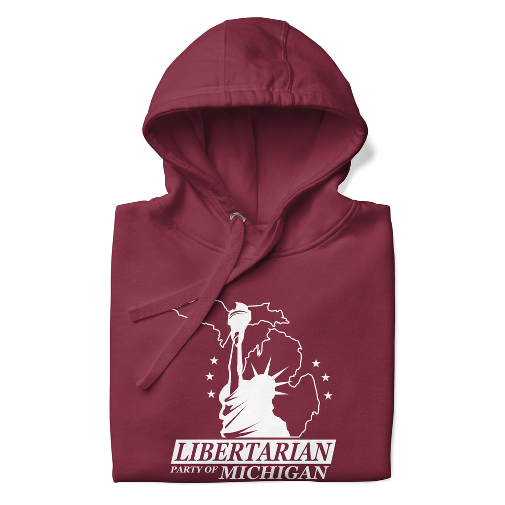 Libertarian Party of Michigan Unisex Hoodie - Proud Libertarian - Libertarian Party of Michigan