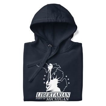 Libertarian Party of Michigan Unisex Hoodie - Proud Libertarian - Libertarian Party of Michigan