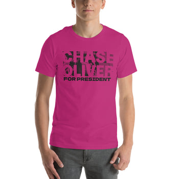 Chase Oliver for President Halftone Unisex t-shirt