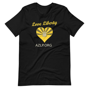 Love 2A Liberty Arizona Libertarian Party Unisex t-shirt