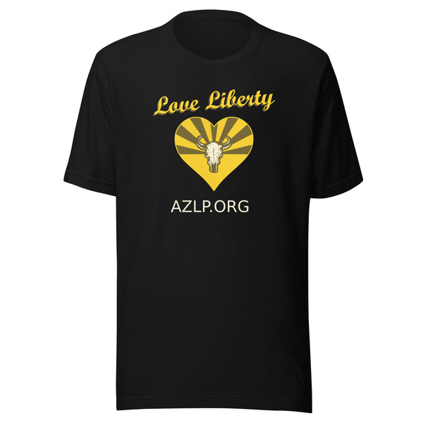 Love Liberty - Arizona Libertarian Party Unisex t-shirt