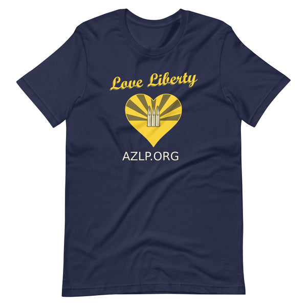 Love 2A Liberty Arizona Libertarian Party Unisex t-shirt