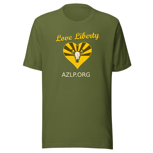 Love Liberty - Arizona Libertarian Party Unisex t-shirt