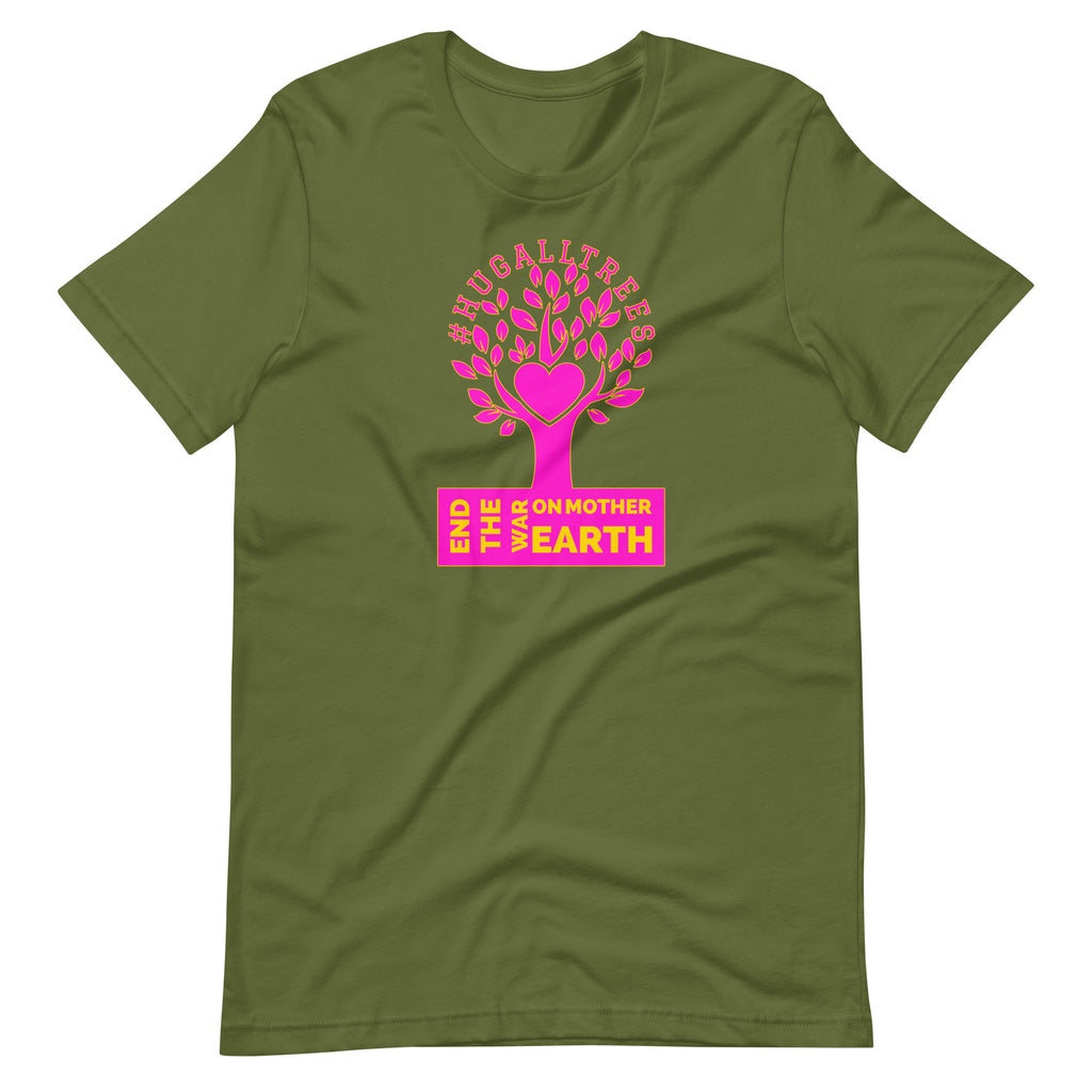 #HugAllTrees Short-Sleeve Unisex T-Shirt