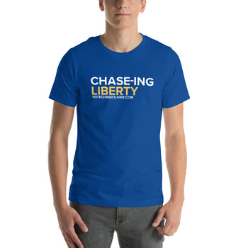 Chase-ing Liberty - Chase Oliver for President Unisex t-shirt