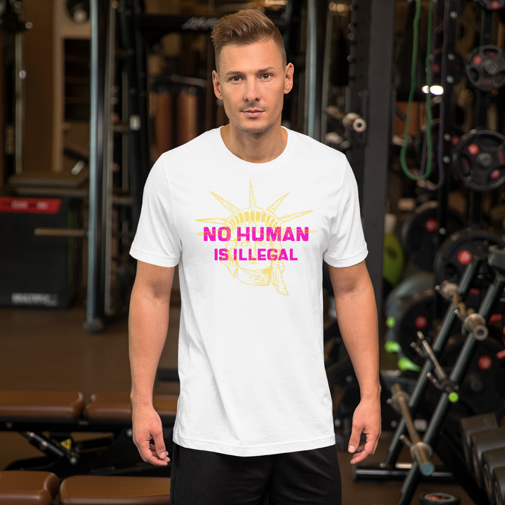 No Human is Illegal Short-Sleeve Unisex T-Shirt