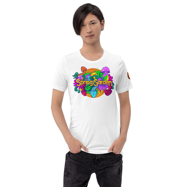 Mushmore Spring Garden Unisex t-shirt