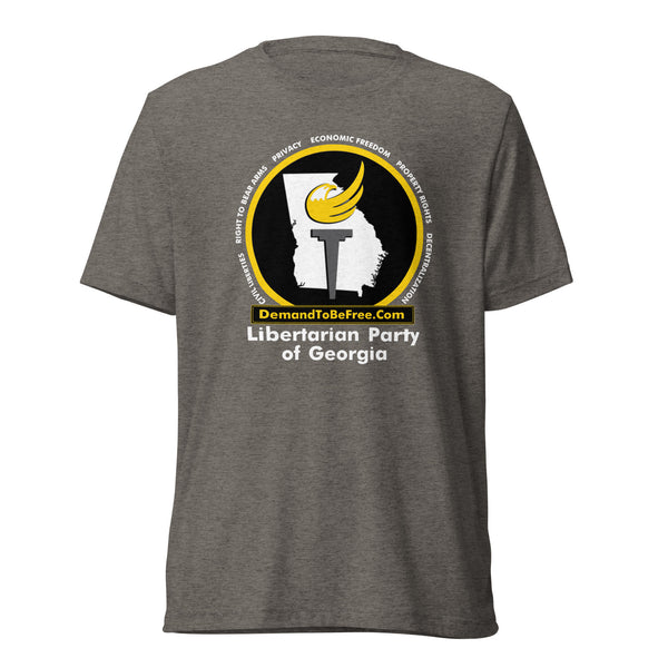 Libertarian Party of Georgia Short sleeve t-shirt - Proud Libertarian - Libertarian Party of Georgia