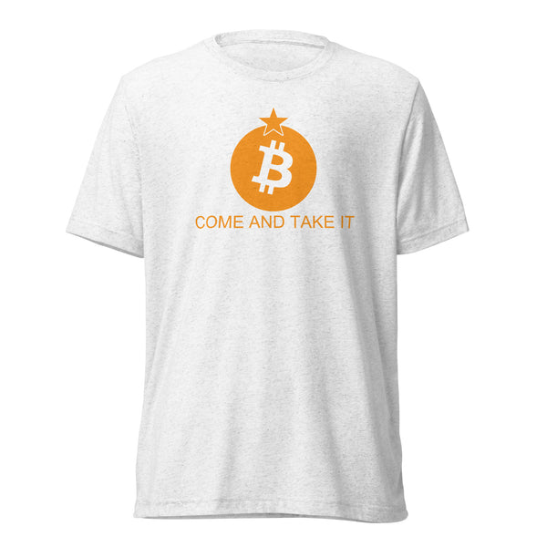 Come and Take it Bitcoin Tri-Blend T-shirt