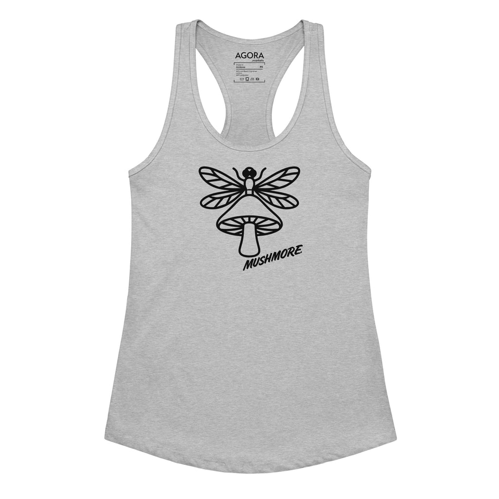 Mushmore Dragonfly Women’s fitted racerback tank top