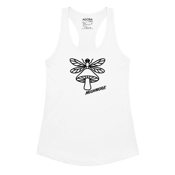 Mushmore Dragonfly Women’s fitted racerback tank top