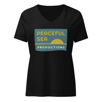 Peaceful Sea Women’s V-Neck T-Shirt