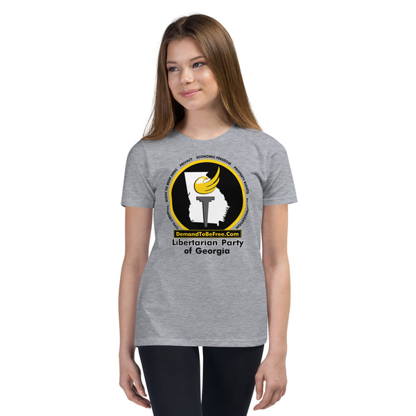 Libertarian Party of Georgia Youth Short Sleeve T-Shirt