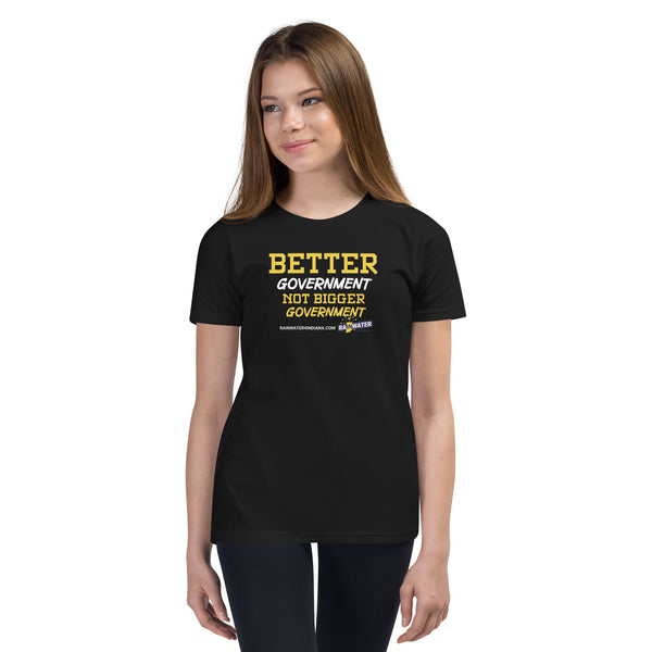 Better Government - Rainwater for Governor Youth Tee