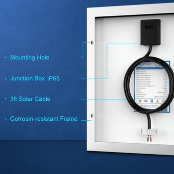 10 Watts Mono Solar Panel, 12V by ACOPOWER - Proud Libertarian - ACOPOWER