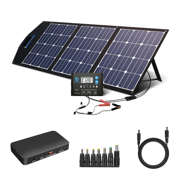 120W Foldable Solar Panel Kit , w/ ProteusX 20A Charge Controller by ACOPOWER - Proud Libertarian - ACOPOWER