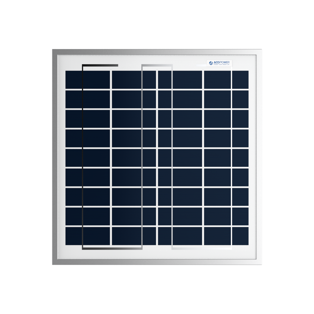 15 Watts Poly Solar Panel, 12V by ACOPOWER - Proud Libertarian - ACOPOWER